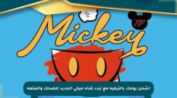 اشحن يومك بالترفيه مع تردد قناة ميكي الجديد للضحك والمتعة